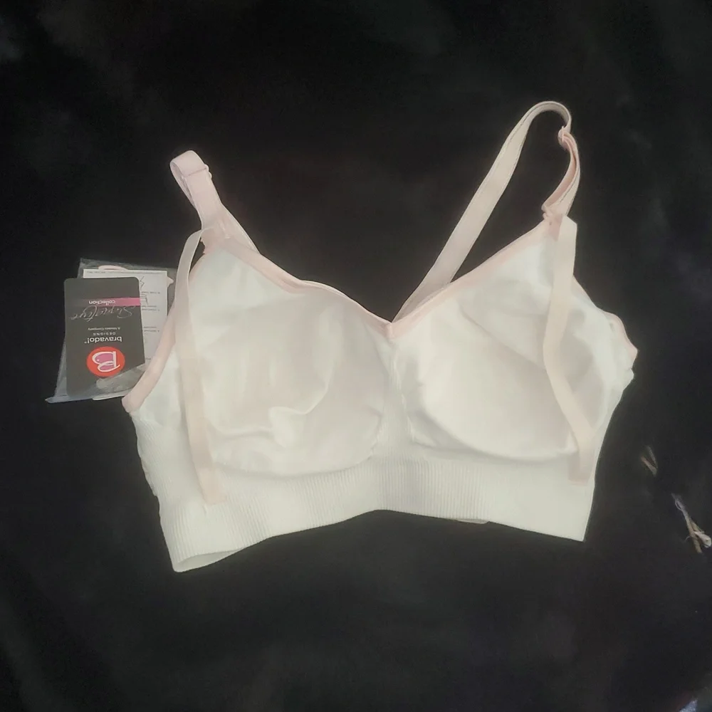 NWT BRAVADO DESIGNS MATERNITY BODY SILK SEAMLESS NURSING BRA ;SIZES: SMALL AND M - Picture 7 of 13